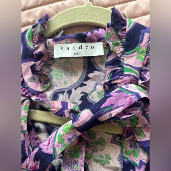 Sandro 100% silk dress - Picture 6 of 15